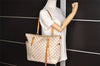 Authentic Louis Vuitton Damier Azur Totally MM Tote Bag N51262 LV Junk 7803I