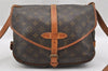 Authentic Louis Vuitton Monogram Saumur 30 Shoulder Cross Bag M42256 LV 7804I