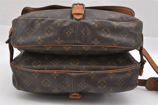 Authentic Louis Vuitton Monogram Saumur 30 Shoulder Cross Bag M42256 LV 7804I