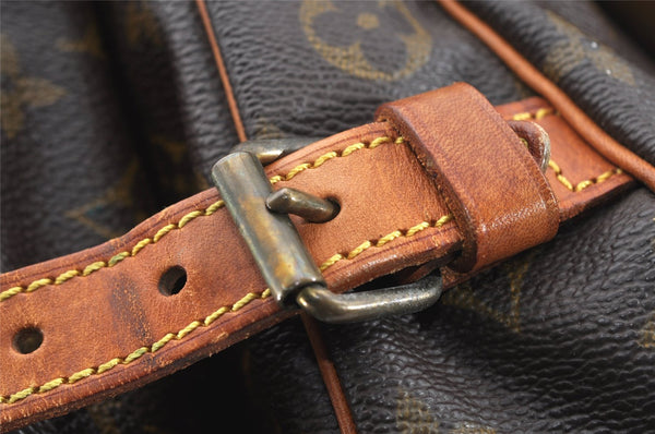 Authentic Louis Vuitton Monogram Saumur 30 Shoulder Cross Bag M42256 LV 7804I