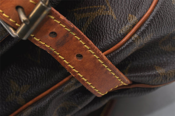 Authentic Louis Vuitton Monogram Saumur 30 Shoulder Cross Bag M42256 LV 7804I