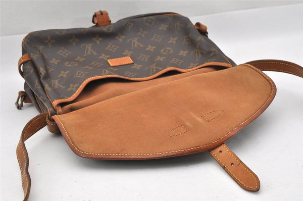Authentic Louis Vuitton Monogram Saumur 30 Shoulder Cross Bag M42256 LV 7804I