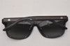 Authentic GUCCI Web Sherry Line Sunglasses GG 3735/F/S Plastic Black 7804J