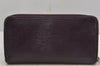 Authentic Louis Vuitton Epi Zippy Long Wallet Purse Purple M6007K LV 7805J