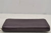 Authentic Louis Vuitton Epi Zippy Long Wallet Purse Purple M6007K LV 7805J