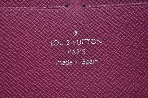 Authentic Louis Vuitton Epi Zippy Long Wallet Purse Purple M6007K LV 7805J