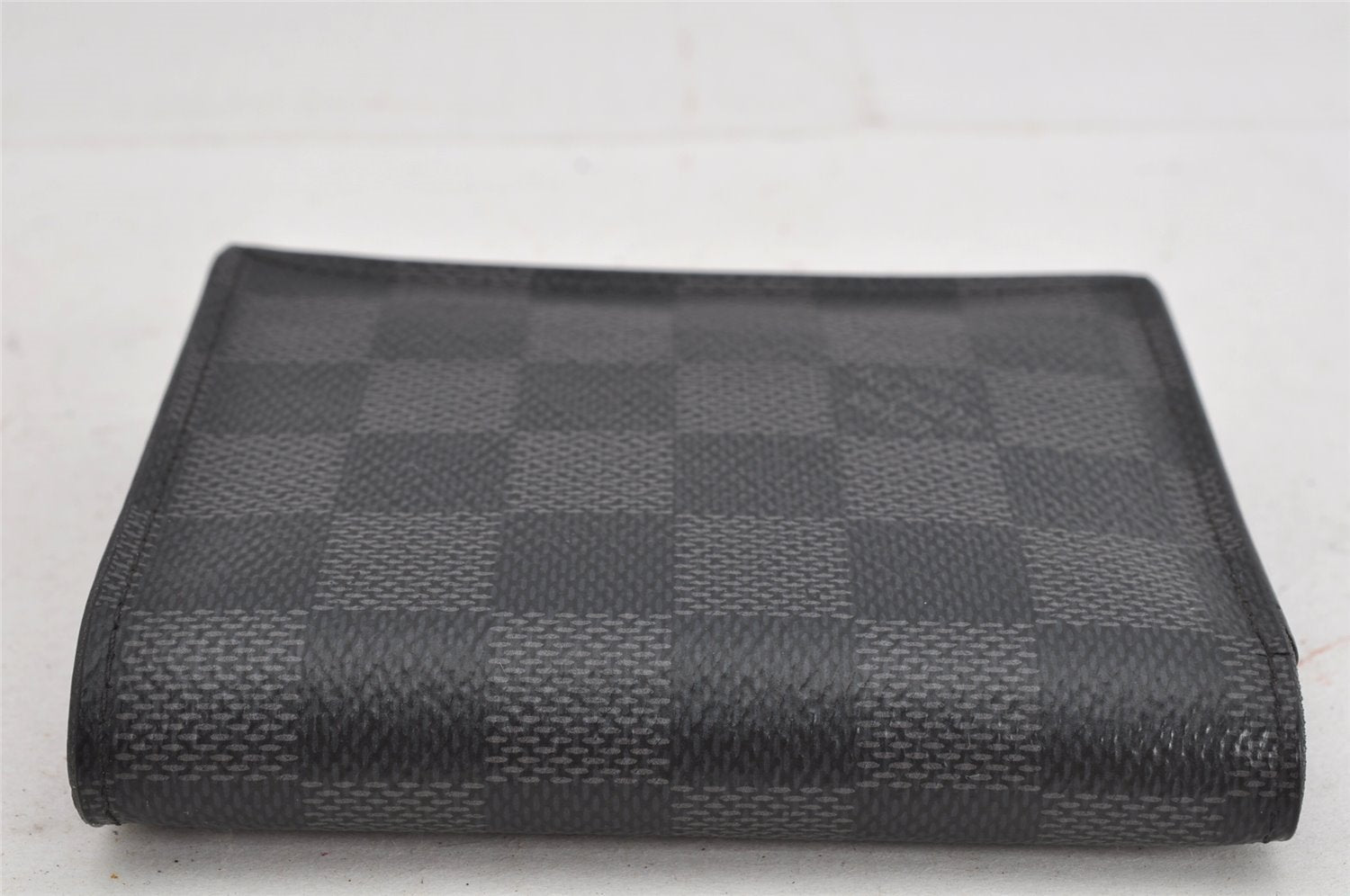 Authentic Louis Vuitton Damier Graphite Portefeuille Smart N64021 Wallet 7806J