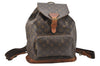 Authentic Louis Vuitton Monogram Montsouris GM Backpack M51135 LV Junk 7808I