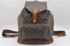 Authentic Louis Vuitton Monogram Montsouris GM Backpack M51135 LV Junk 7808I