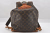 Authentic Louis Vuitton Monogram Montsouris GM Backpack M51135 LV Junk 7808I
