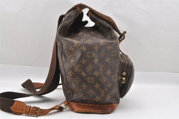Authentic Louis Vuitton Monogram Montsouris GM Backpack M51135 LV Junk 7808I