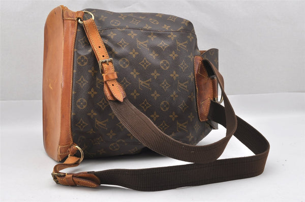 Authentic Louis Vuitton Monogram Montsouris GM Backpack M51135 LV Junk 7808I