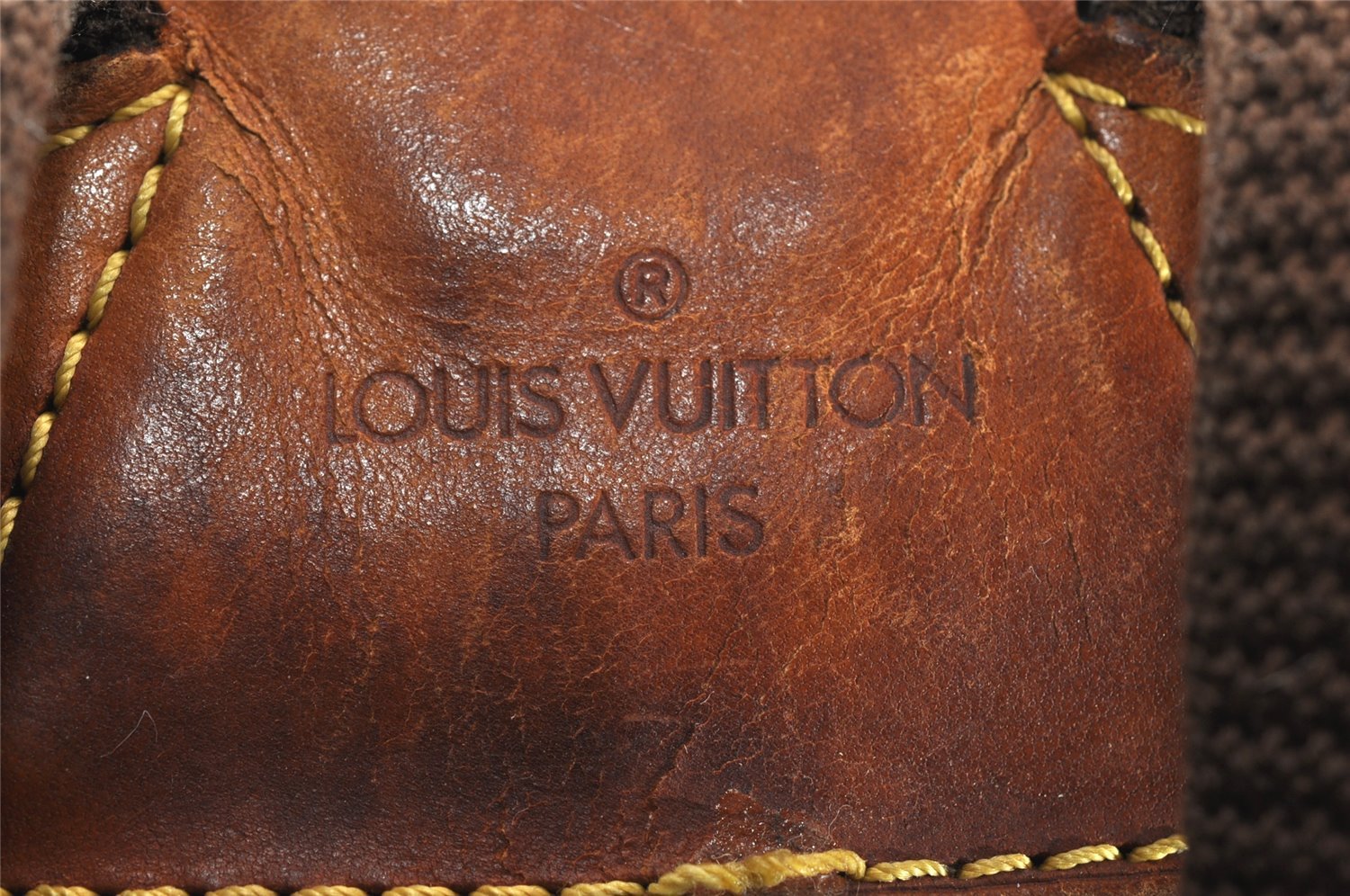 Authentic Louis Vuitton Monogram Montsouris GM Backpack M51135 LV Junk 7808I