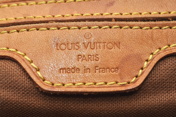 Authentic Louis Vuitton Monogram Montsouris GM Backpack M51135 LV Junk 7808I