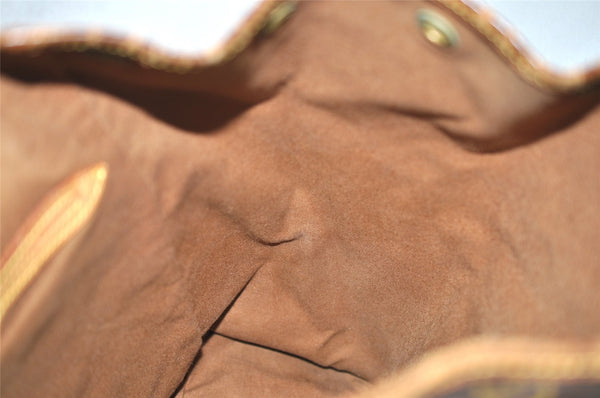 Authentic Louis Vuitton Monogram Montsouris GM Backpack M51135 LV Junk 7808I