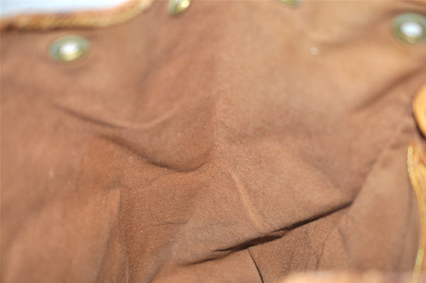 Authentic Louis Vuitton Monogram Montsouris GM Backpack M51135 LV Junk 7808I