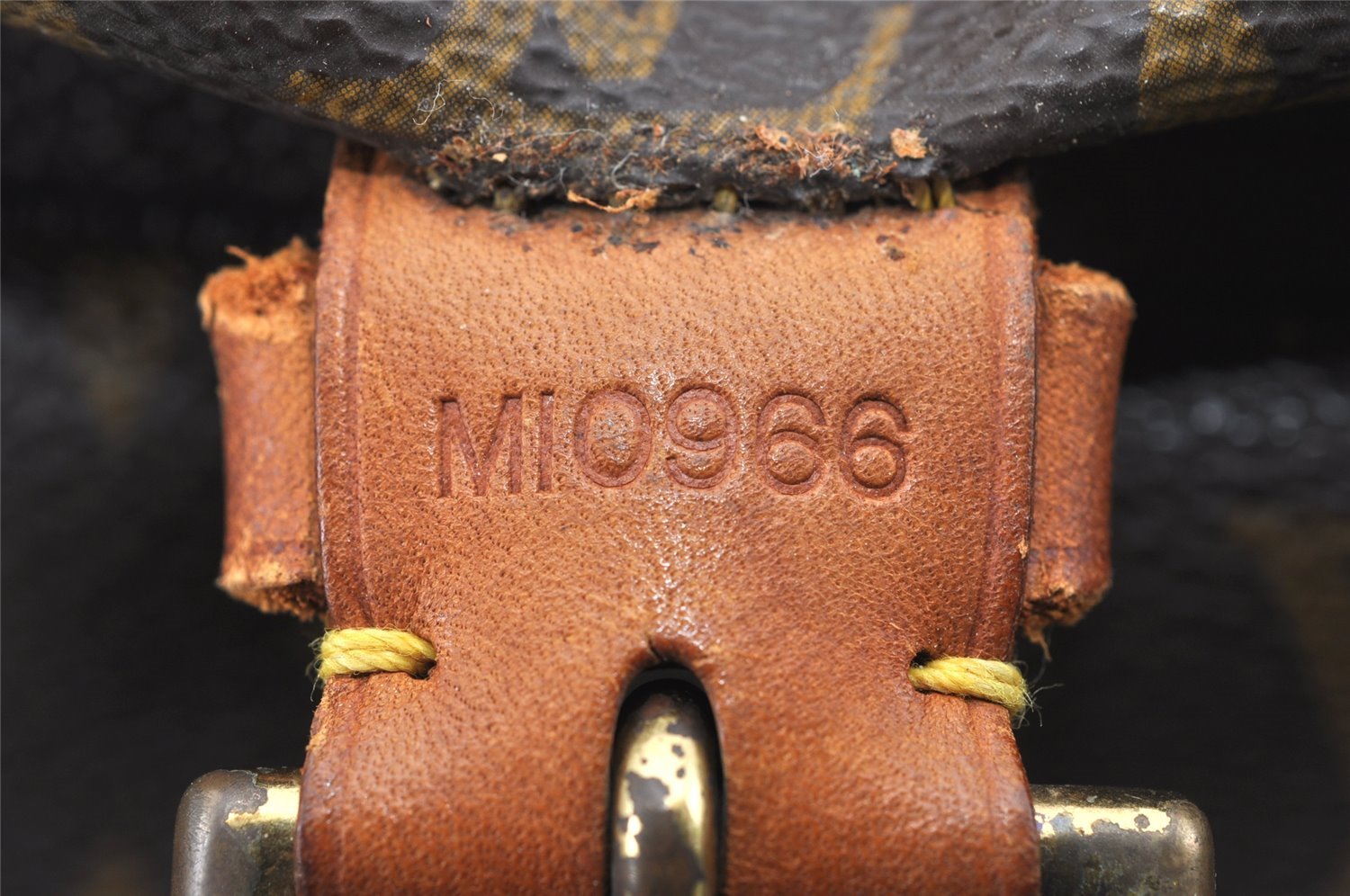 Authentic Louis Vuitton Monogram Montsouris GM Backpack M51135 LV Junk 7808I