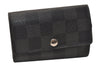 Authentic Louis Vuitton Damier Graphite Multicles 6 Key Case M62662 LV 7808J