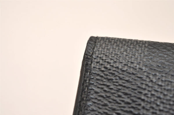 Authentic Louis Vuitton Damier Graphite Multicles 6 Key Case M62662 LV 7808J