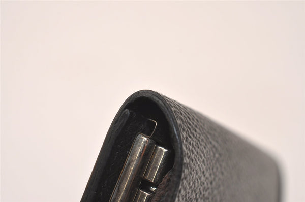 Authentic Louis Vuitton Damier Graphite Multicles 6 Key Case M62662 LV 7808J