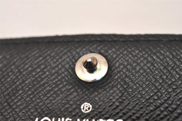 Authentic Louis Vuitton Damier Graphite Multicles 6 Key Case M62662 LV 7808J