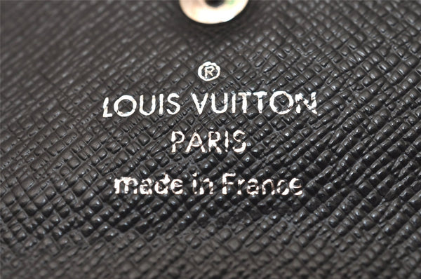 Authentic Louis Vuitton Damier Graphite Multicles 6 Key Case M62662 LV 7808J