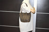 Authentic FENDI Vintage Zucca Shoulder Tote Bag Purse Nylon Leather Brown 7809I