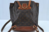Authentic Louis Vuitton Monogram Montsouris MM Backpack M51136 LV 7810H