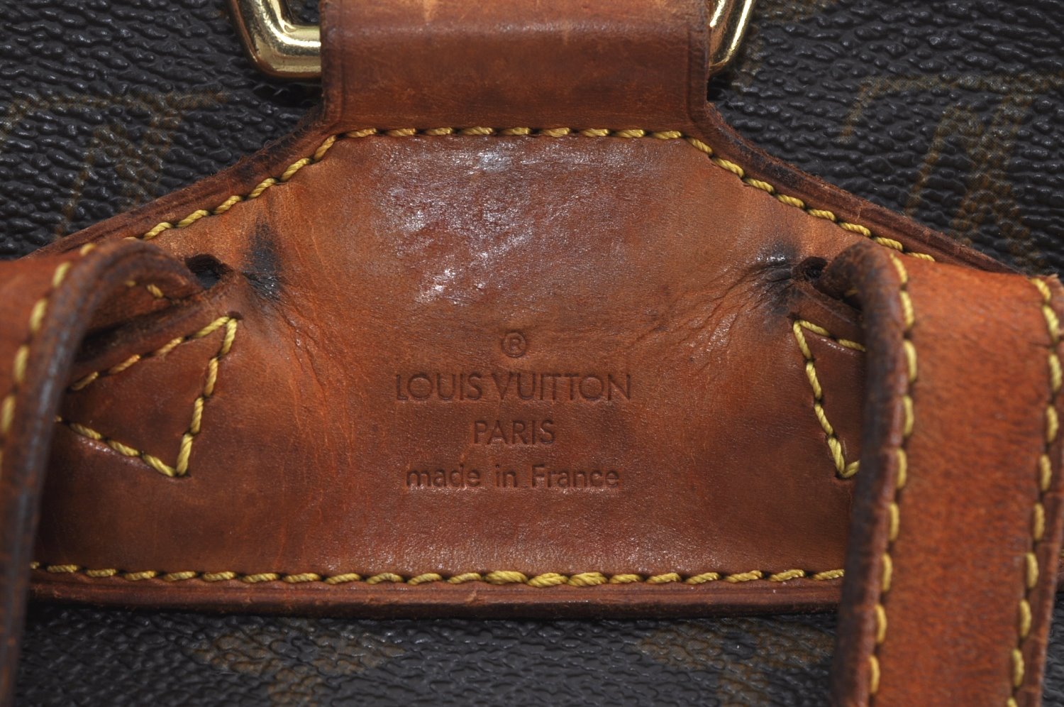 Authentic Louis Vuitton Monogram Montsouris MM Backpack M51136 LV 7810H