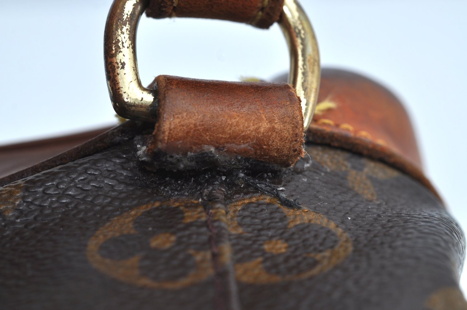 Authentic Louis Vuitton Monogram Montsouris MM Backpack M51136 LV 7810H