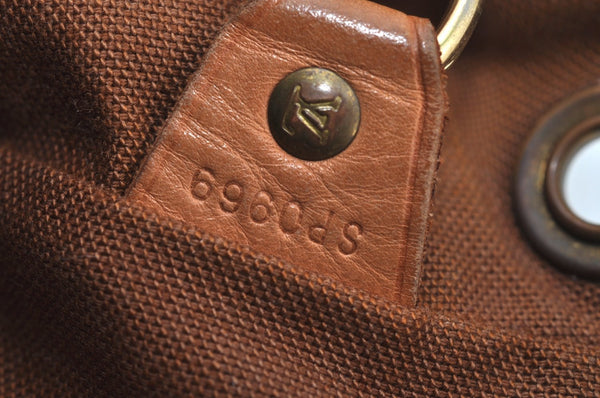 Authentic Louis Vuitton Monogram Montsouris MM Backpack M51136 LV 7810H