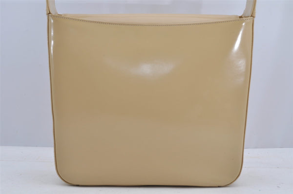Authentic GUCCI SOHO Vintage Shoulder Bag Purse Enamel White Junk 7810I