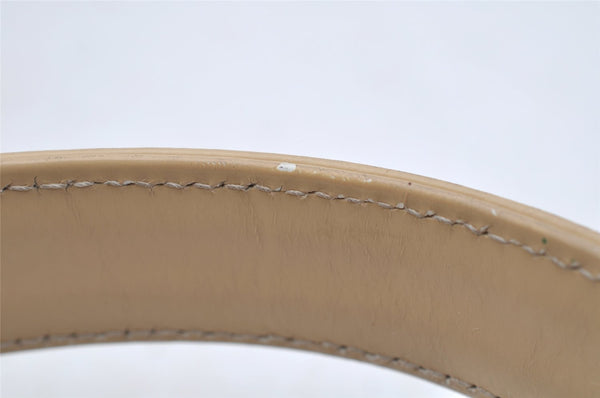 Authentic GUCCI SOHO Vintage Shoulder Bag Purse Enamel White Junk 7810I