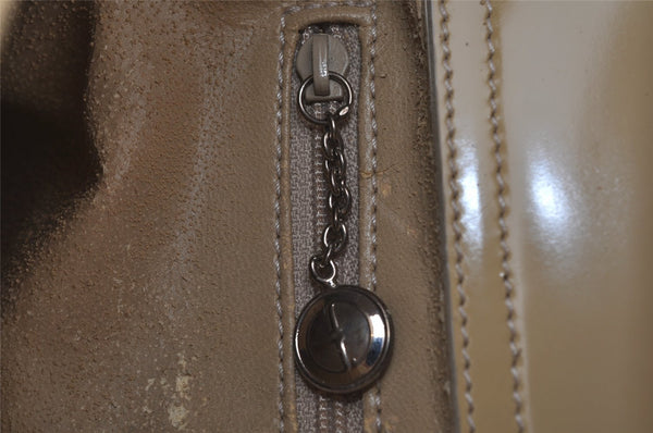 Authentic GUCCI SOHO Vintage Shoulder Bag Purse Enamel White Junk 7810I