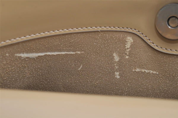 Authentic GUCCI SOHO Vintage Shoulder Bag Purse Enamel White Junk 7810I