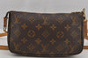 Authentic Louis Vuitton Monogram Pochette Accessoires Shoulder Cross Pouch 7810J
