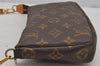 Authentic Louis Vuitton Monogram Pochette Accessoires Shoulder Cross Pouch 7810J