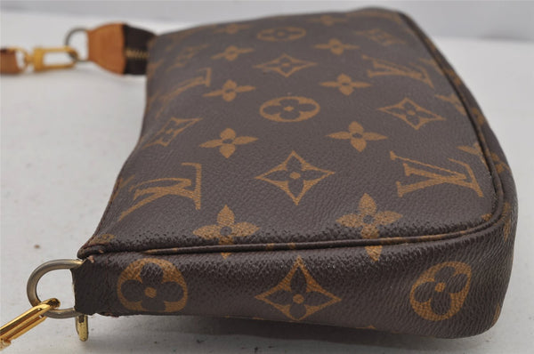 Authentic Louis Vuitton Monogram Pochette Accessoires Shoulder Cross Pouch 7810J