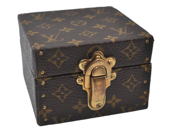 Authentic Louis Vuitton Monogram Eccrine Declaration M21010 Jewelry Case 7814I