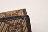 Authentic GUCCI 6 Hooks Key Case Holder GG Canvas Leather 118101 Brown 7814J