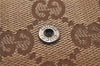 Authentic GUCCI 6 Hooks Key Case Holder GG Canvas Leather 118101 Brown 7814J