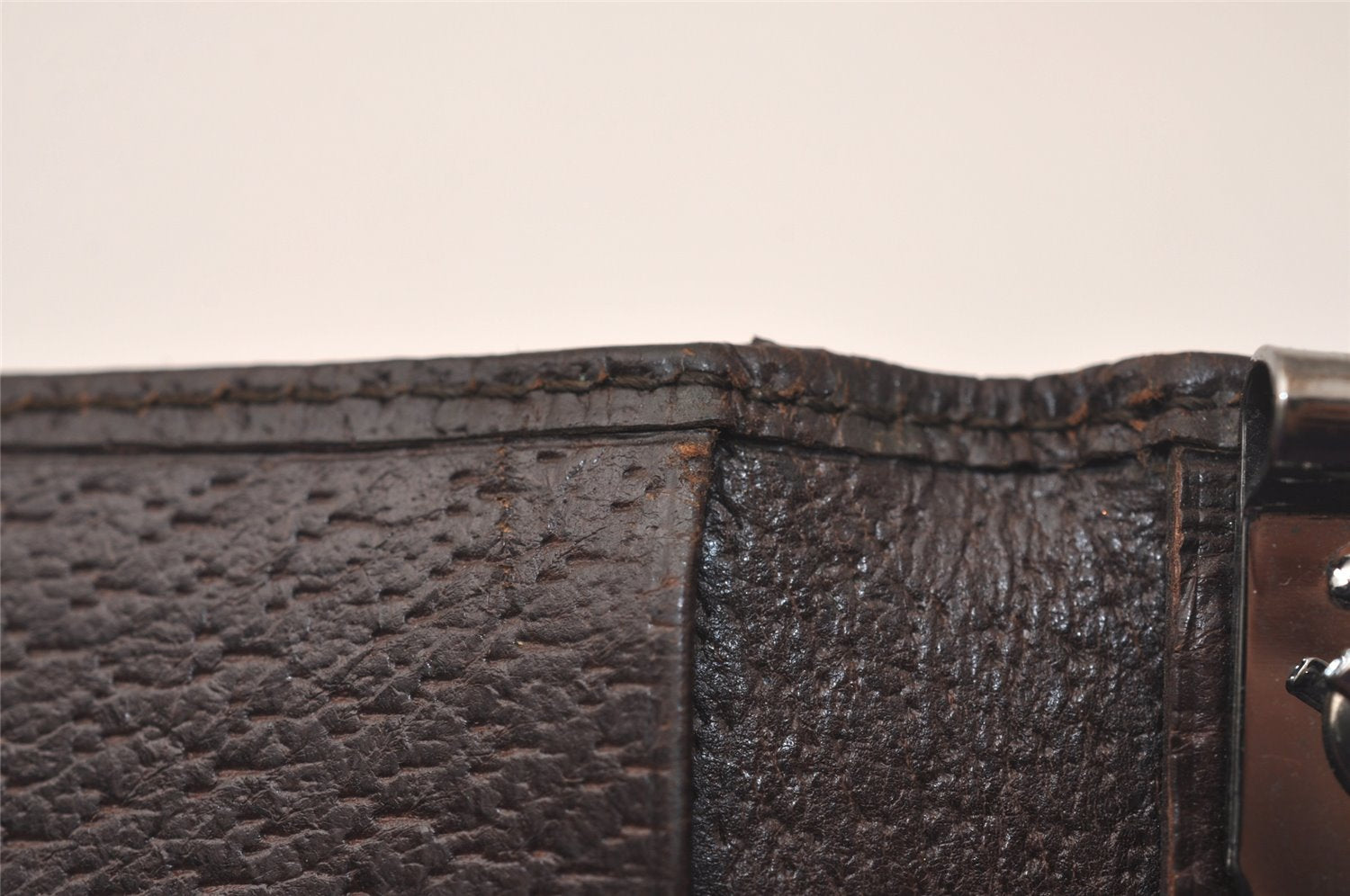 Authentic GUCCI 6 Hooks Key Case Holder GG Canvas Leather 118101 Brown 7814J