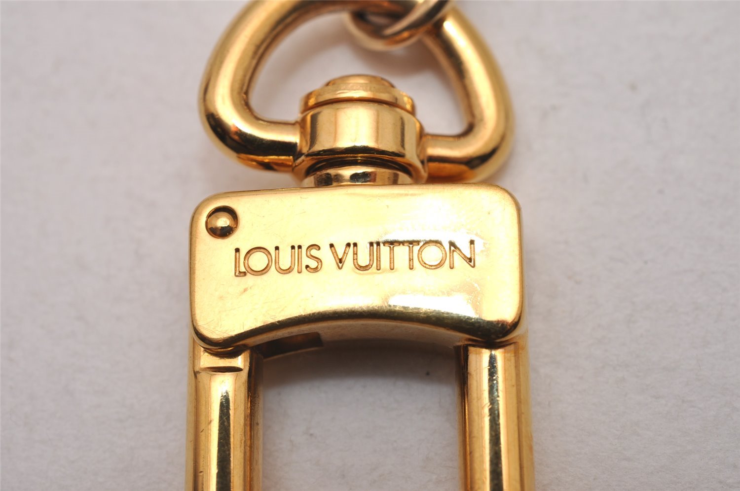 Authentic Louis Vuitton Chaine Kaleido V Bag Charm Gold Silver M67379 LV 7815I