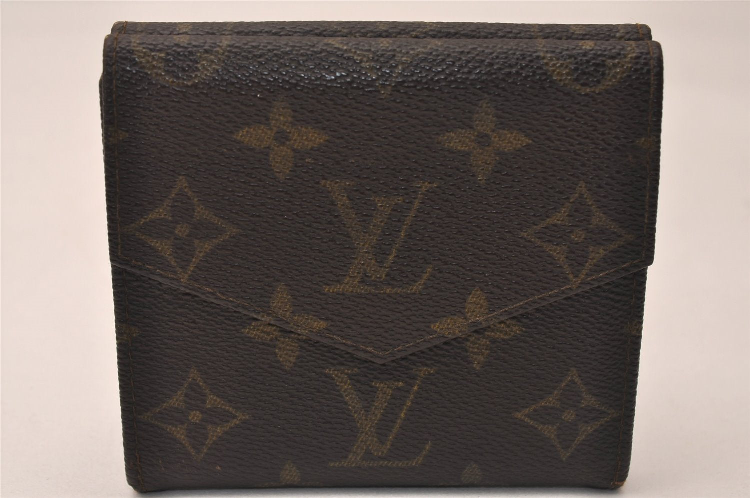 Authentic Louis Vuitton Monogram Porte Monnaie Billets Wallet M61660 LV 7815J