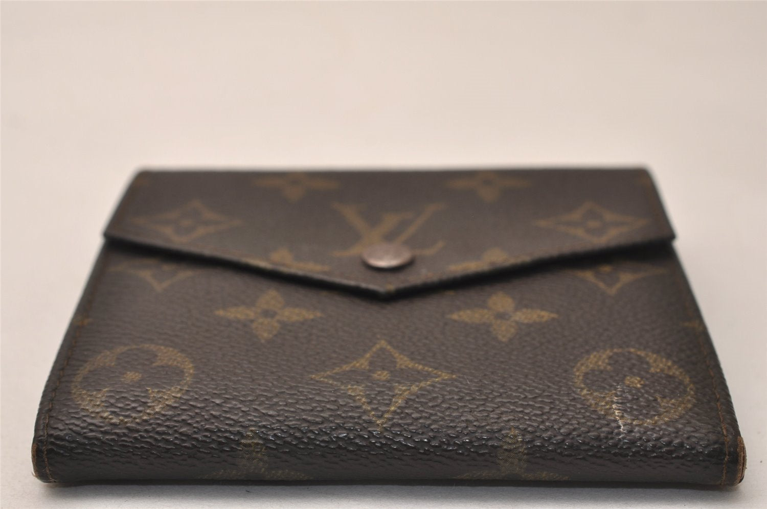 Authentic Louis Vuitton Monogram Porte Monnaie Billets Wallet M61660 LV 7815J