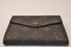 Authentic Louis Vuitton Monogram Porte Monnaie Billets Wallet M61660 LV 7815J