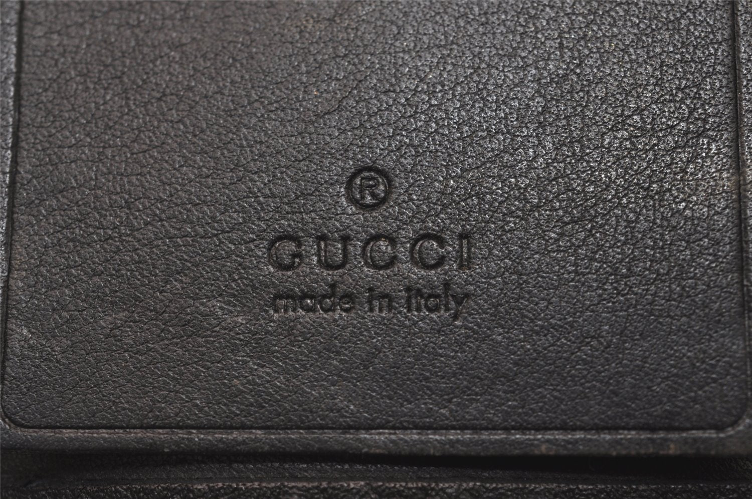 Authentic GUCCI Guccissima Heart 6 Key Case Holder GG Leather 203551 Black 7816J