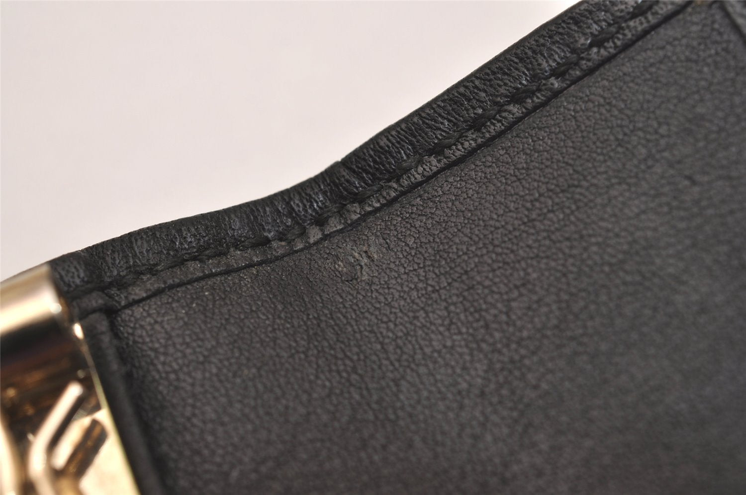 Authentic GUCCI Guccissima Heart 6 Key Case Holder GG Leather 203551 Black 7816J