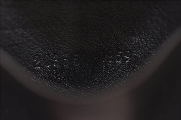 Authentic GUCCI Guccissima Heart 6 Key Case Holder GG Leather 203551 Black 7816J