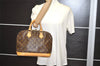Authentic Louis Vuitton Monogram Alma Hand Bag Purse M51130 LV 7818I